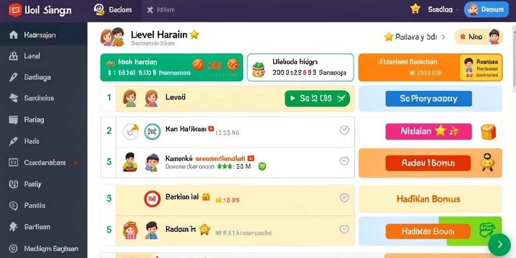 Pilihan permainan slot yang variatif.