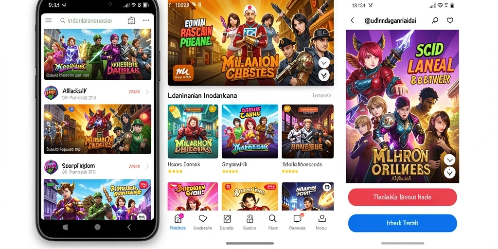 Mode permainan yang beragam dan penuh tantangan.