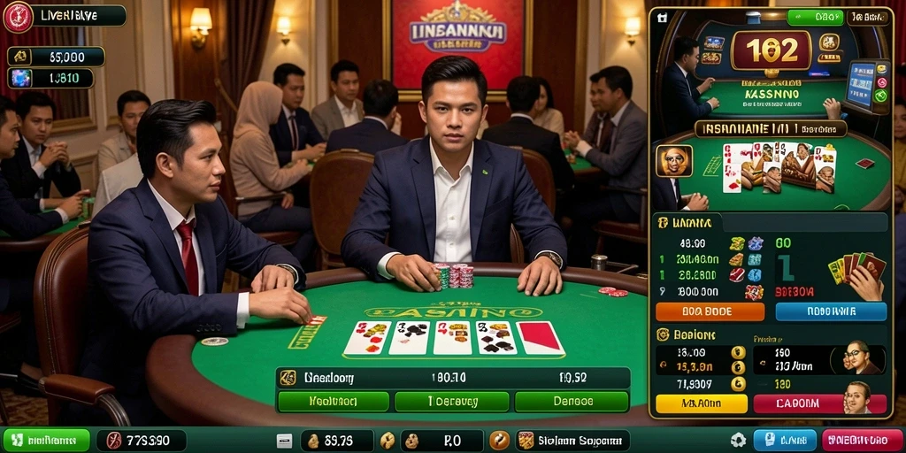 Tangkapan layar yang menampilkan efek grafis menawan dari GALAXY77.