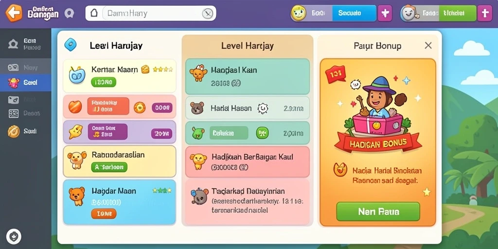 Beragam pilihan permainan untuk semua kalangan.