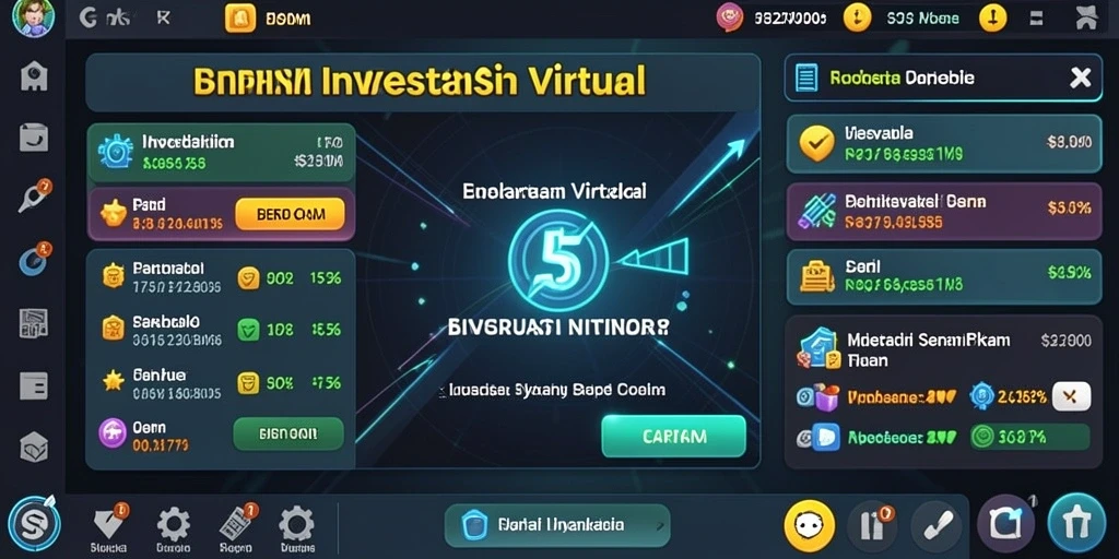 Fitur sosial memungkinkan interaksi dengan pemain lain.