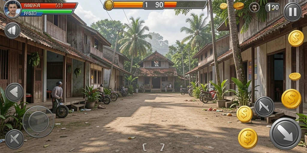 Fitur multiplayer yang memungkinkan bermain bersama teman-teman.