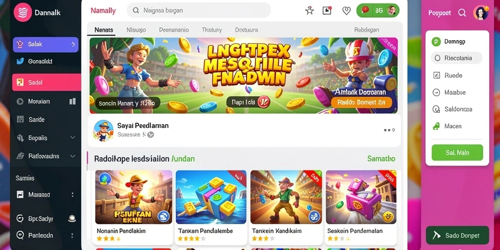 Petualangan seru di berbagai level menantang.