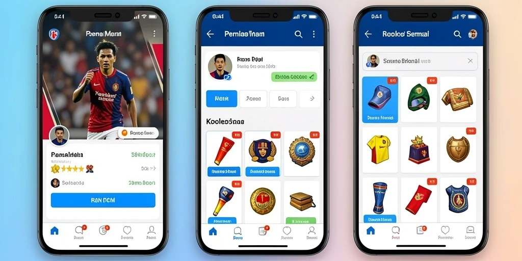 Tangkapan layar yang memperlihatkan interaksi sosial antar pemain.